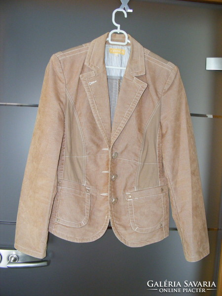 Crisca women's blazer, jacket, cord velvet jacket size 40