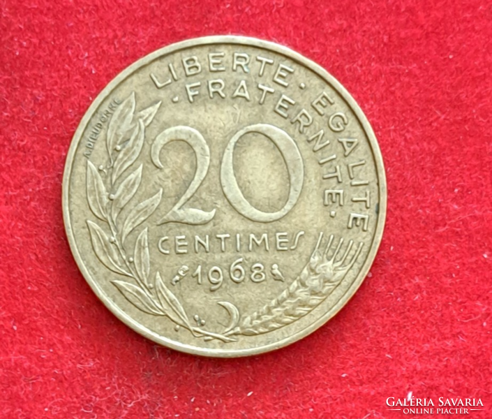 1968. France 20 centimes (545)