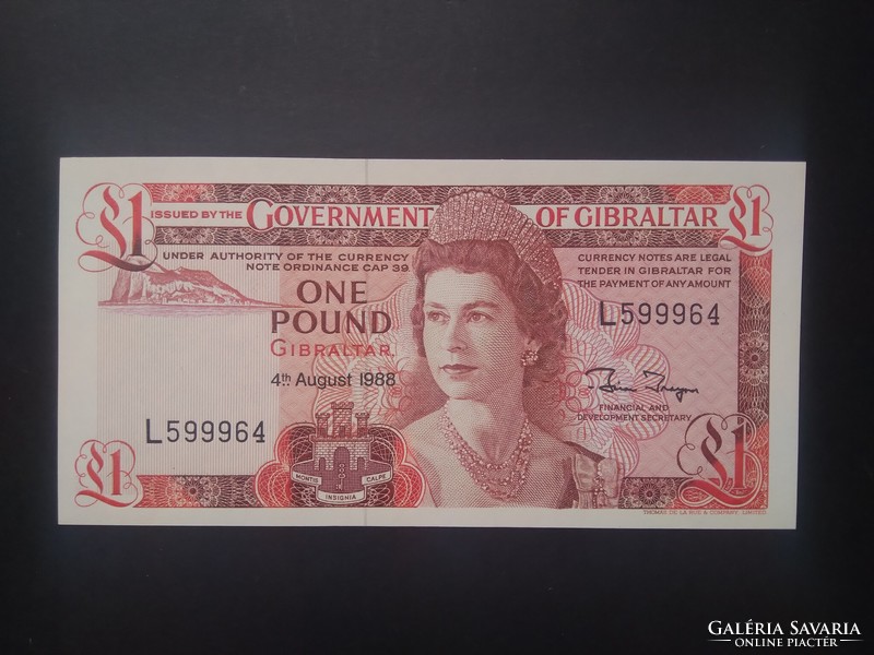 Gibraltar 1 pound 1988 oz