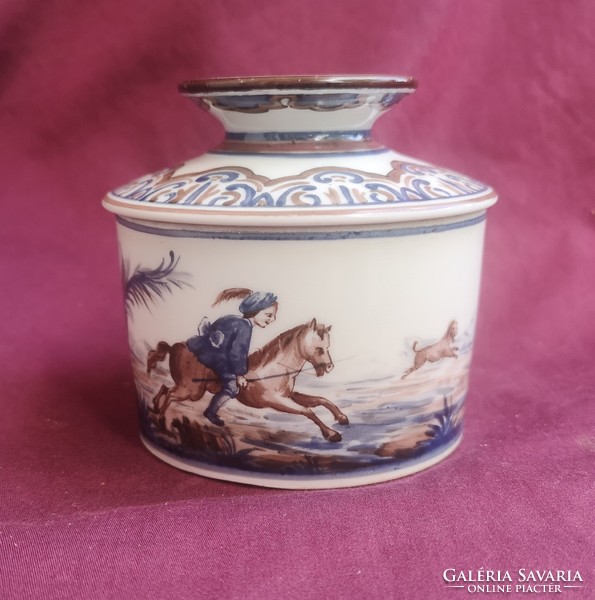 Antique Limoges porcelain incense/perfumer. Hand painted, rare!