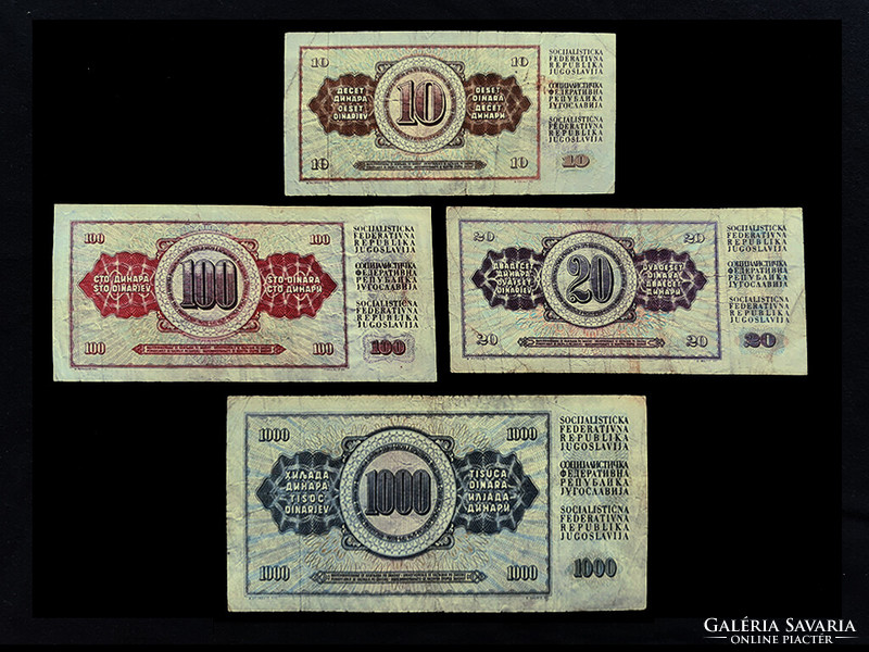 Yugoslavia - dinar series 1965 - 1986