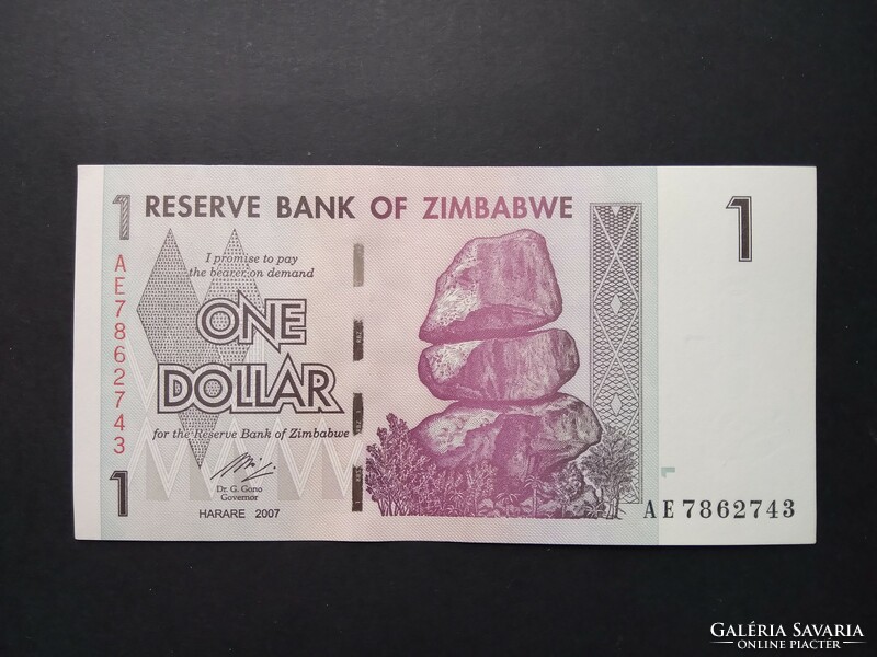 Zimbabwe 1 dollar 2007 oz