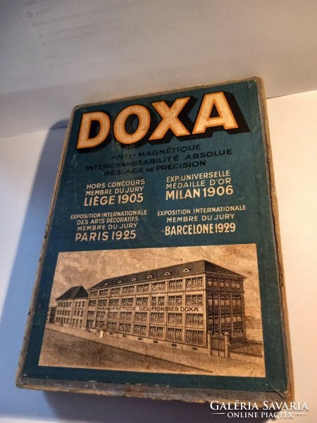 Antique doxa pocket watch, large parts box