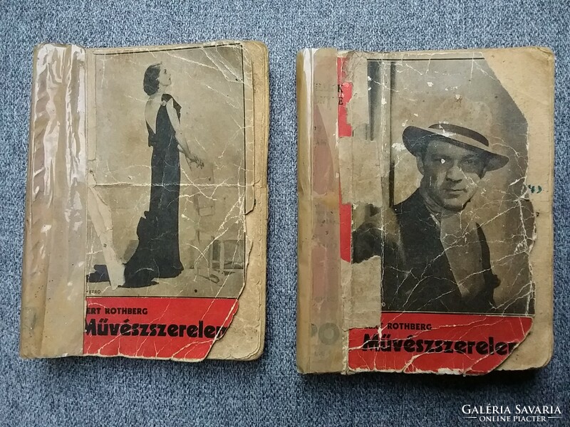 Gert Rothberg: Művészszerelem I-II (1934) Milliók könyve - antik ponyva
