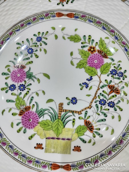 Herend Indian basket pattern flat plate