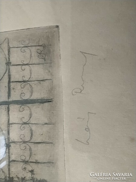 Láng Rudolf  Edgar Allan Poe  illusztrácio, kép, rézkarc, nyomat