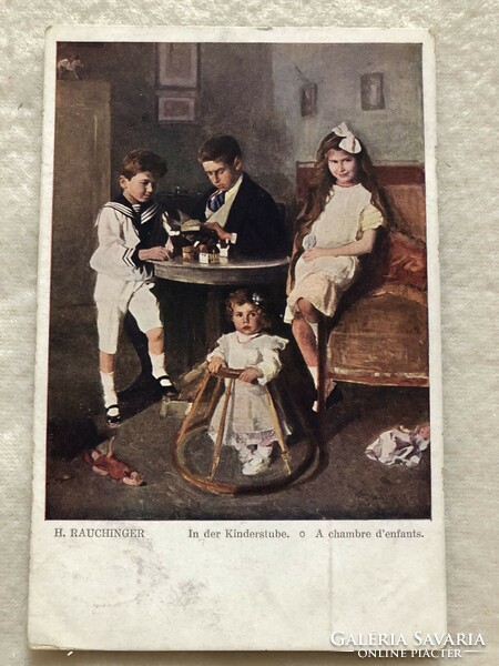 Antik, régi képeslap - 1918                                      -10.
