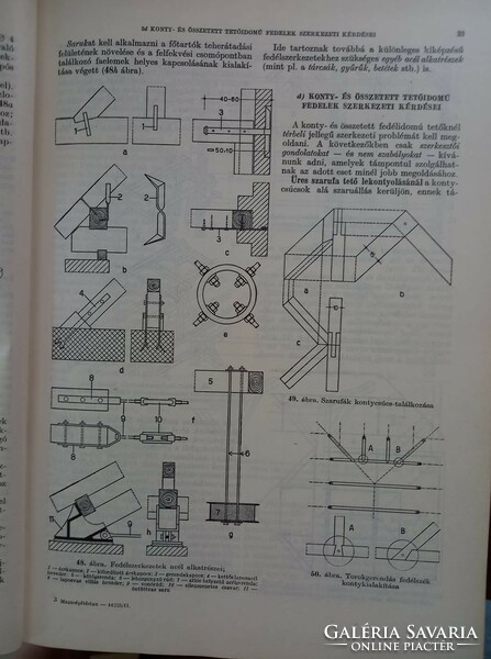 Magas épitesten - former, retro university textbook-1982/ epithets,