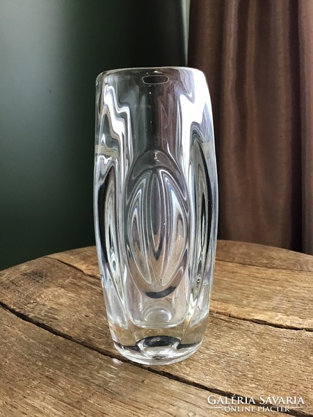 Old Czech sklo union rudolf schrotter glass vase