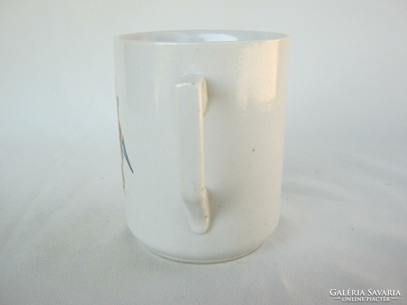 Zsolnay porcelán mese mintás gyerek bögre macis