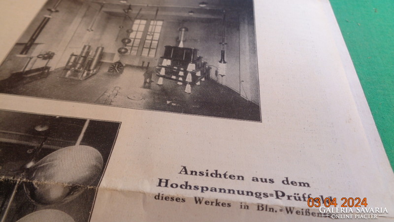 Leaflet - advertising glimmer- waren im berlin jaroslaw 's