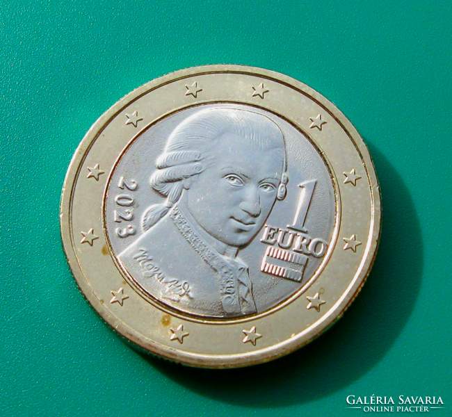 Ausztria – 1 euró – 2023 - Wolfgang Amadeus Mozart - 2.