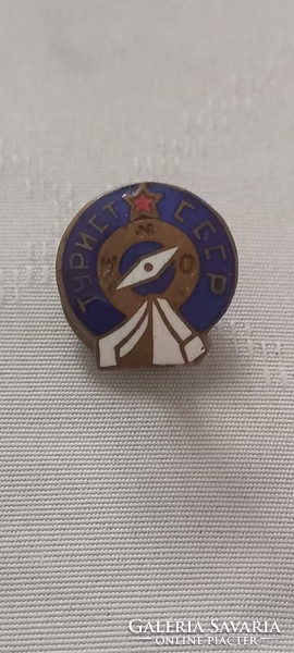 Tourist of the USSR (screw badge)