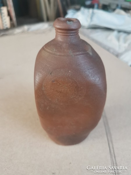 Czech mineral water ceramic salt bottle