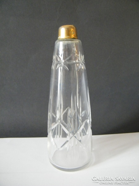 Antik Baccarat Marcel Franck parfümszóró jelzett metszett kristályüveg (1920)