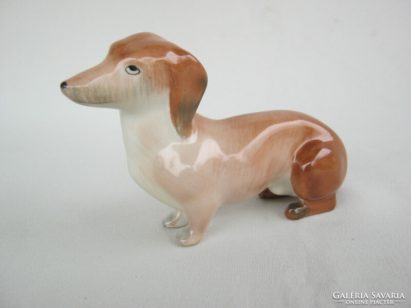 Aquincum porcelain dachshund dog