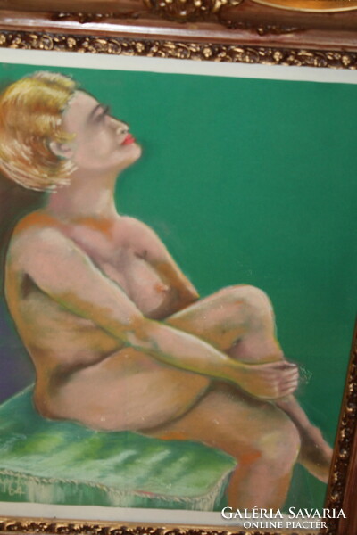 Signed nude painting 156
