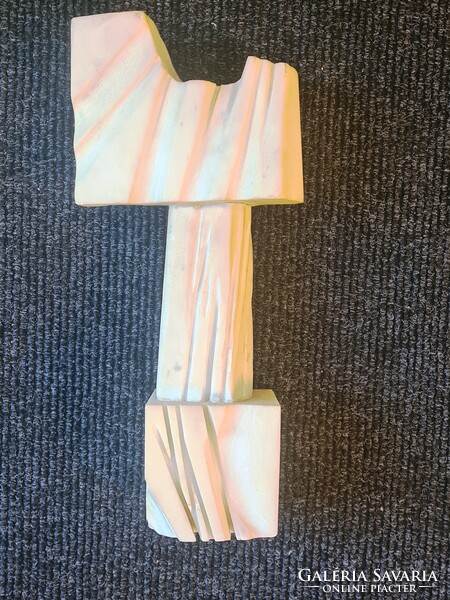 Váró Márton-Angyal- Carrarai márvány 43cm-