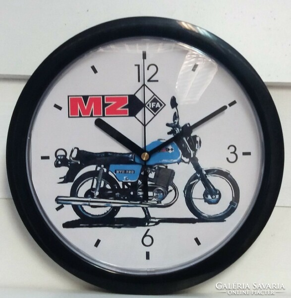 Mz motorcycle wall clock (100044)