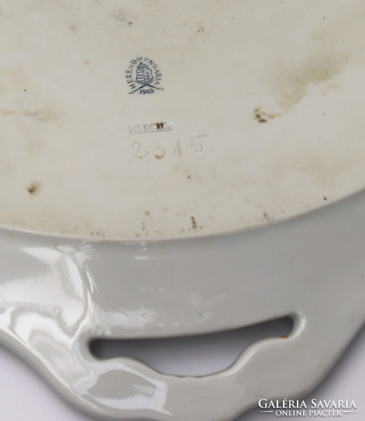 Antique Herend bowl from the Gendarmerie hospital