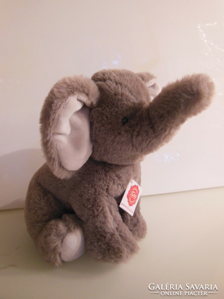 Elephant - new - hermann - 23 x 22 x 15 cm - extra soft - plush - retail price - 14,444