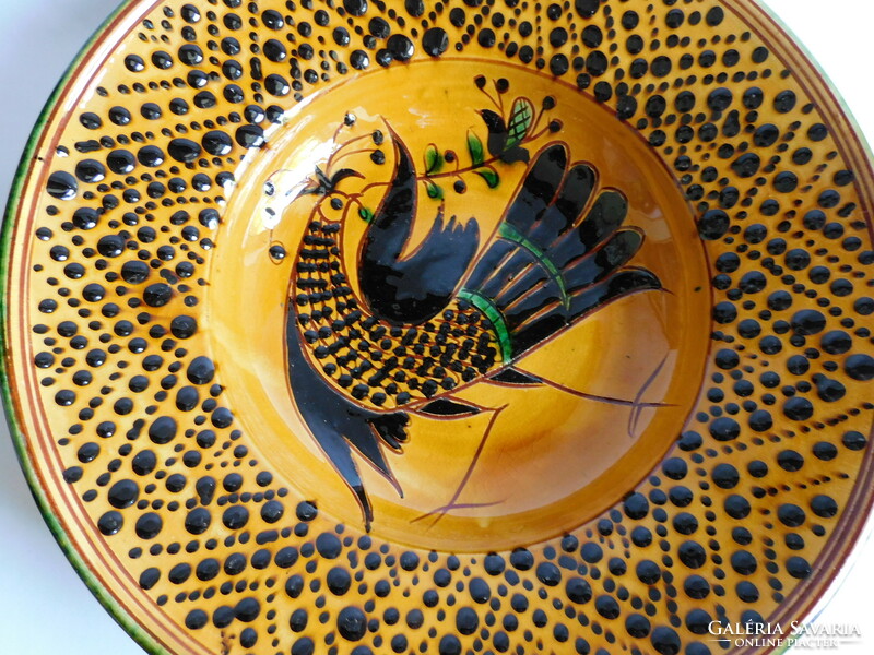 Madaras folk ceramic bowl 28.5 Cm