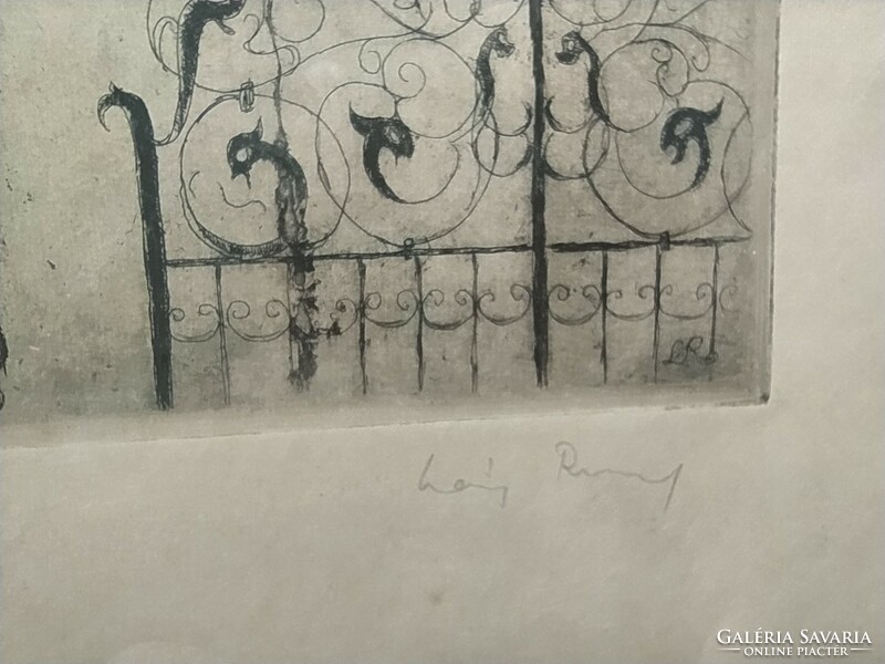 Láng Rudolf  Edgar Allan Poe  illusztrácio, kép, rézkarc, nyomat