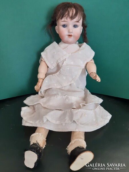 Old antique porcelain head doll armand marseille doll approx. 42 Cm