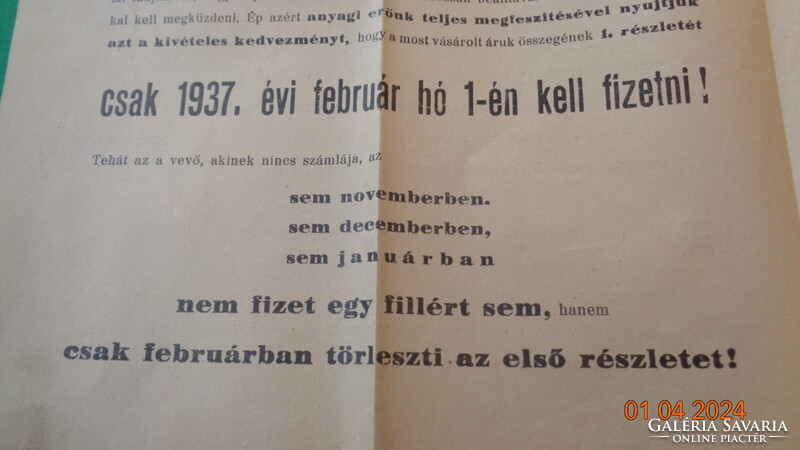 Rr kiss f. And tsa leaflet, advertising edition from 1937
