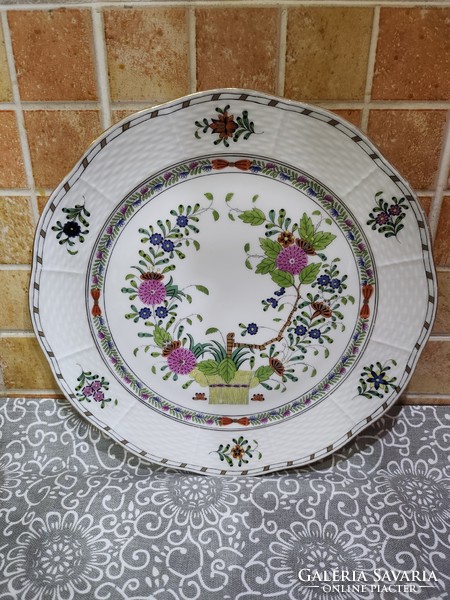 Herend Indian basket pattern flat plate