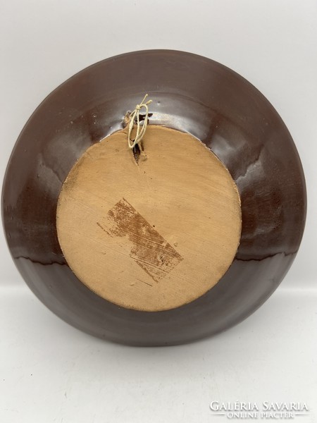 Art ceramic bowl, size 19 cm. Vintage.5048