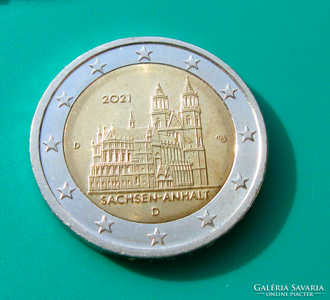 Germany - 2 euro commemorative coin - 2021 - Saxony-Anhalt - Magdeburg Cathedral