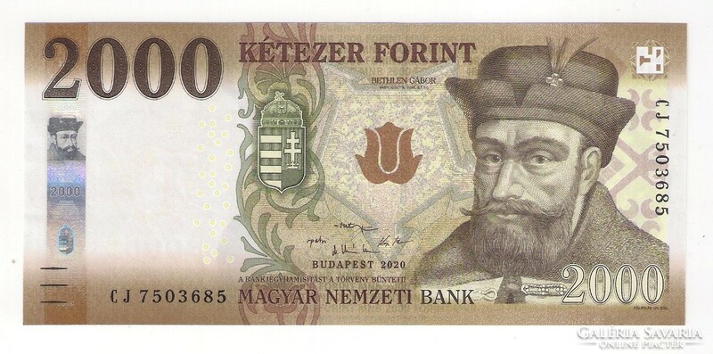 2020. 2000 forint CJ UNC