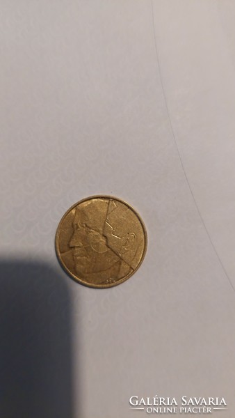 1989 vintage Belgian franc coin for sale.