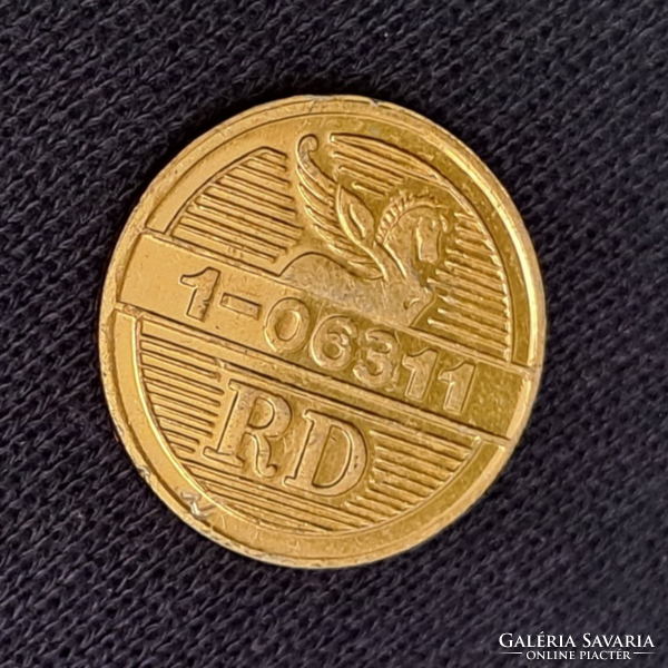 Rd gold colored readers digest coin (