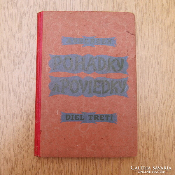 (1930) Andersen - Pohádky a poviedky -Diel tertés- and short stories in Czechoslovak (cash)