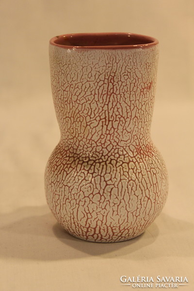 Retro cracked ceramic vase