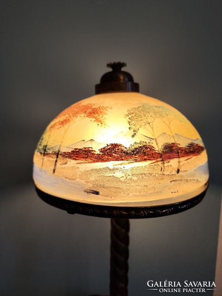 Unique art deco table lamp