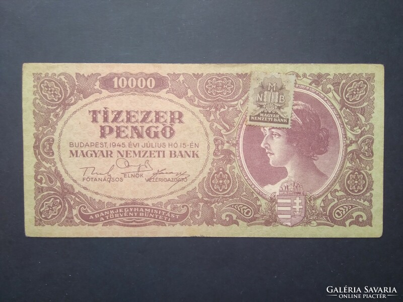 Magyarország 10000 Pengő 1945 VF