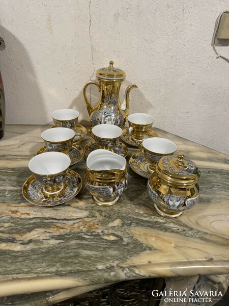 Saxon endre raven home-made six-person coffee set for sale