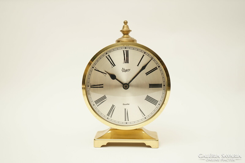 Beautiful rustic mantel clock / German / copper / retro / old