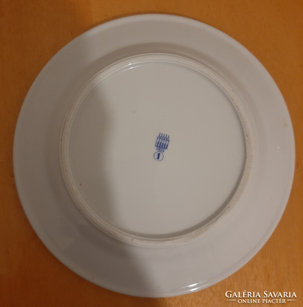 Zsolnay Délbudai Vendéglátó Vállalat felirat, logó tányér 17,9 cm