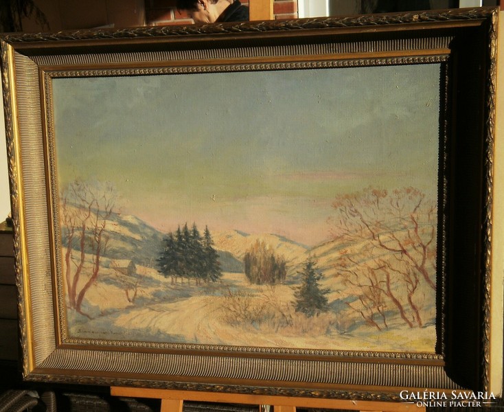 Erzsébet Novák (First half of the 20th century): winter landscape