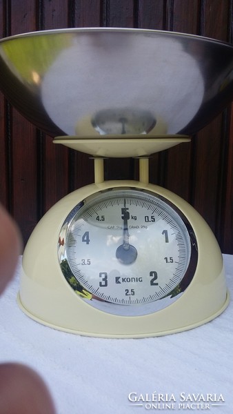 König retro style kitchen scale