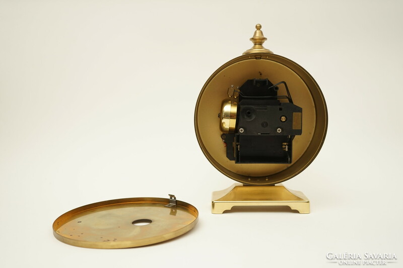Beautiful rustic mantel clock / German / copper / retro / old
