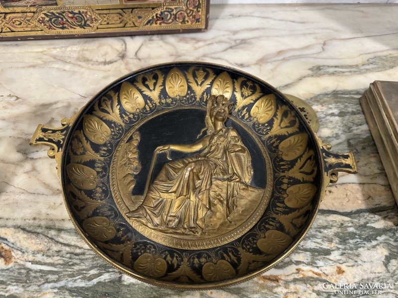 Antique empire bronze bowl for sale