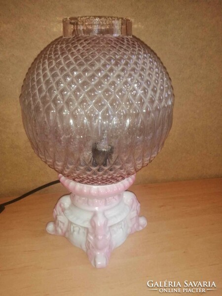 Large spherical bedside lamp - 37 cm high
