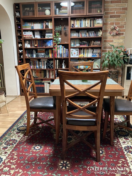 Wooden dining chair - 4 in one