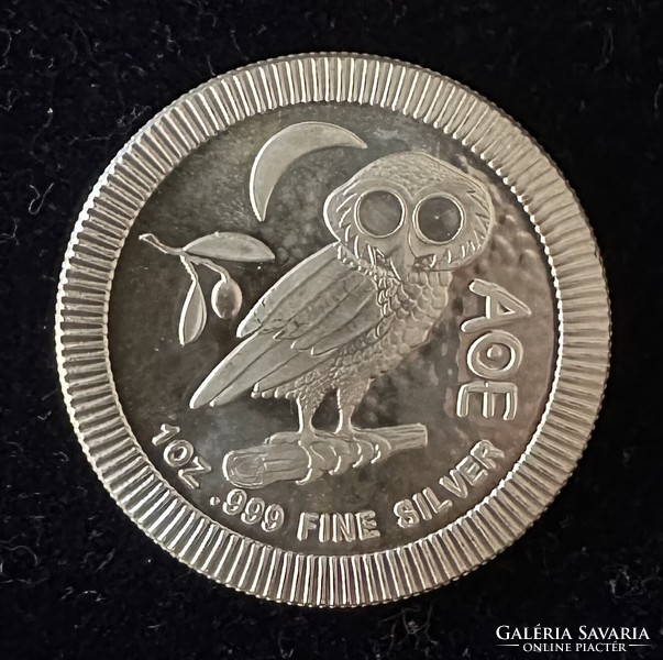Niue owl 2020.1 Ounce 0.999 ag sterling silver investment coin !