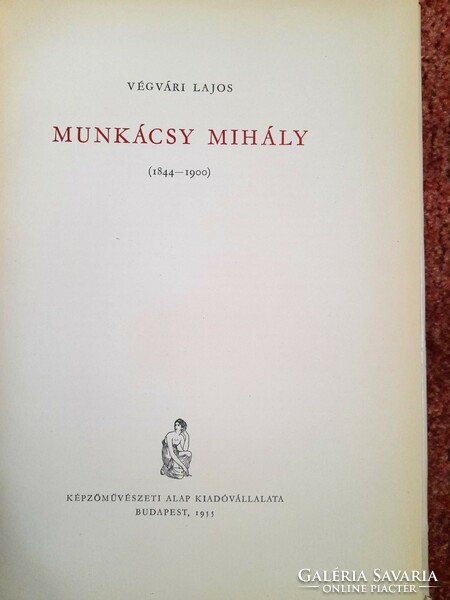 Munkácsy Mihály Album 1955.
